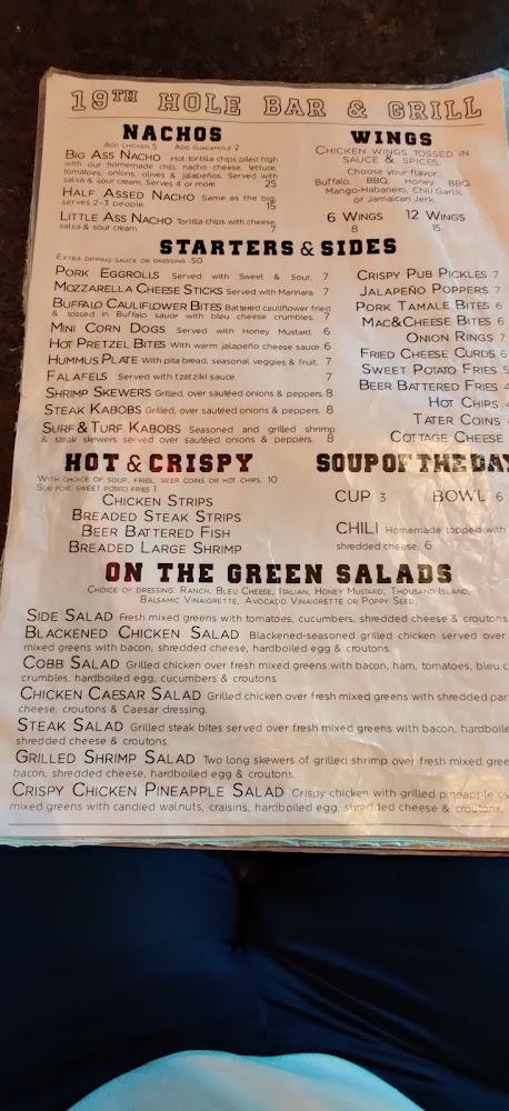 19th Hole Grill Menu image 3
